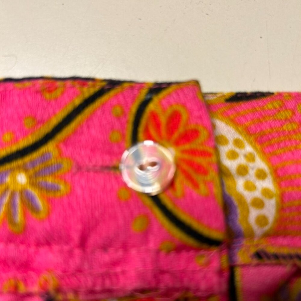 Vintage Late 60s/70s Alex Colman Small Psychedelic Wrap Maxi Skirt --Groovy! - Picture 8 of 13